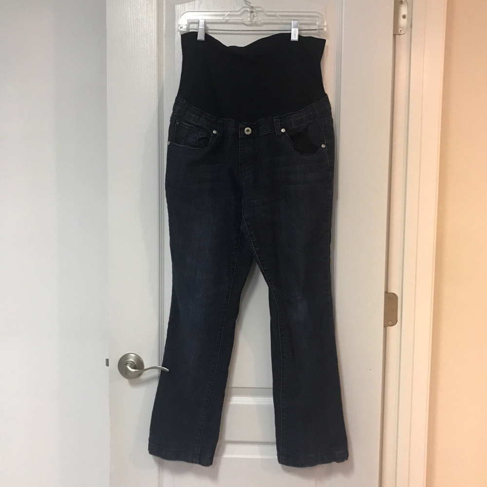 Lilac maternity jeans